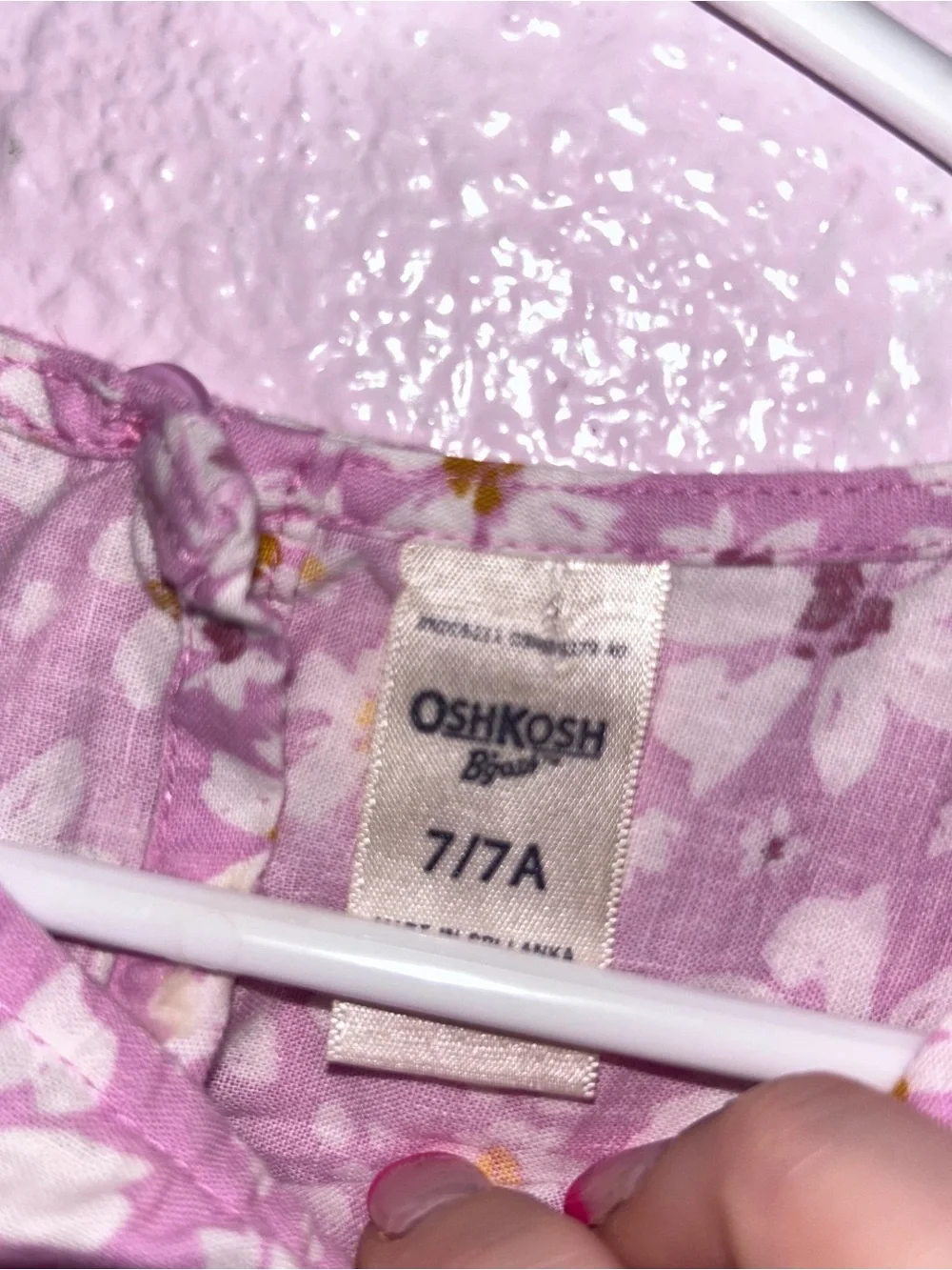 OshKosh B'gosh Lavender Floral Casual Dress